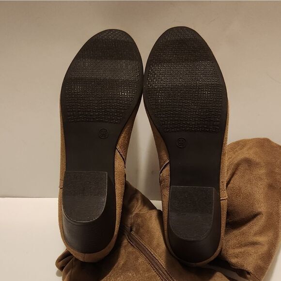 Maurices Slouchy Mid Calf Bbots Tan‎ Size  91/2 NWOT - Picture 6 of 6